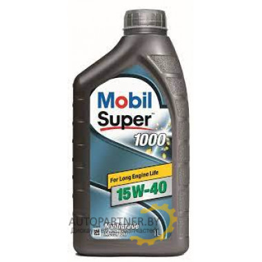 Моторное масло MOBIL SUPER 1000 X1 15W-40 / 152571 (1л)