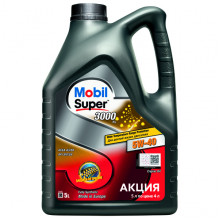 Моторное масло MOBIL SUPER 3000 X1 5W-40 / 156154 (5л)