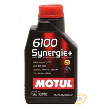 Моторное масло MOTUL 6100 SYNERGIE+ 10W40 / 101488 (2л)