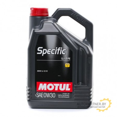 Моторное масло MOTUL SPECIFIC LL-12FE 5W30 / 107302 (5л)