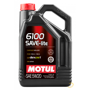 Моторное масло MOTUL 6100 SAVE-LITE 5W20 / 108033 (5л)
