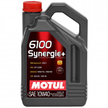 Моторное масло MOTUL 6100 SYNERGIE+ 10W40 / 108647 (5л)