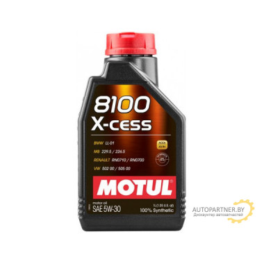 Моторное масло MOTUL 8100 X-CESS 5W30 / 108944 (1л)
