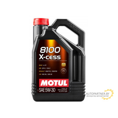 Моторное масло MOTUL 8100 X-CESS 5W30 / 108945 (4л)