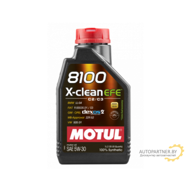 Моторное масло MOTUL 8100 X-CLEAN EFE 5W30 / 109470 (1л)