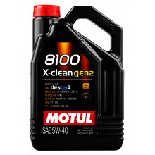 Моторное масло MOTUL 8100 X-CLEAN GEN2 5W40 / 109762 (5л)