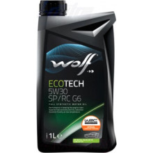 Моторное масло WOLF ECOTECH SP/RC G6 5W30 / 16155/1 (1л)
