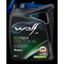 Моторное масло WOLF ECOTECH SP/RC G6 5W30 / 16155/5 (5л)
