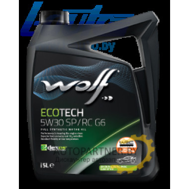 Моторное масло WOLF ECOTECH SP/RC G6 5W30 / 16155/5 (5л)