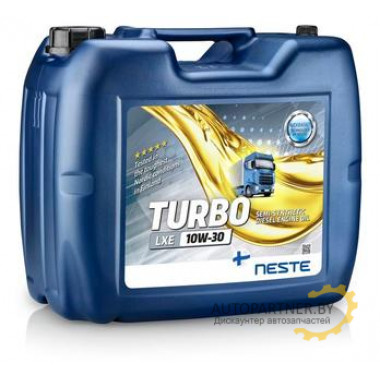 Моторное масло NESTE TURBO LXE 10W30 / 186220 (20л)