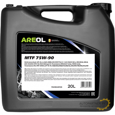 Трансмиссионное масло AREOL MTF 75W-90 20л / 75W90AR105