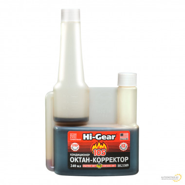 Октан-корректор и кондиционер с SMT2 Hi-Gear 240 мл / HG3309