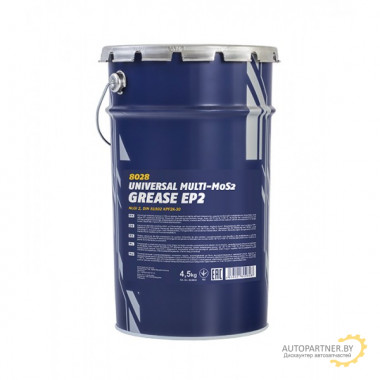 Смазка литиевая MANNOL EP-2 MoS2 Grease 4.5 кг / 8028