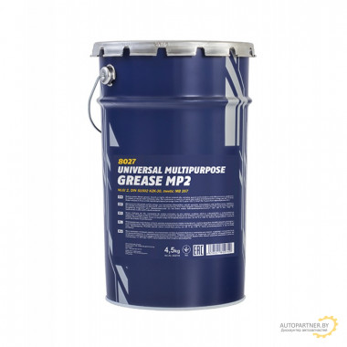 Многоцелевая густая смазка MANNOL MP-2 Multipurpose Grease 4.5 кг / 8027