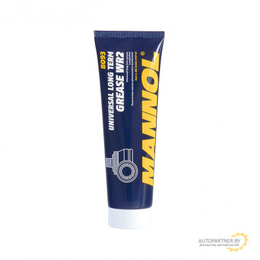 Многоцелевая водостойкая смазка MANNOL WR-2 Long Term Grease 230 гр / 8093