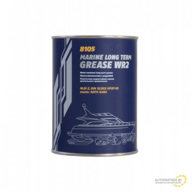 Многоцелевая водостойкая смазка MANNOL WR-2 Long Term Grease 800 гр / 8105
