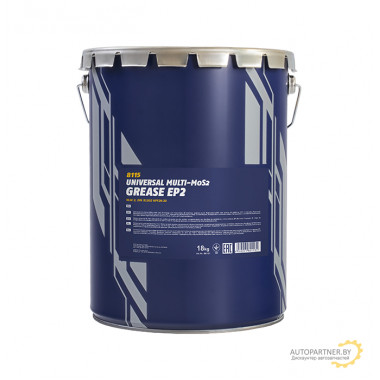 Смазка литиевая MANNOL EP-2 MoS2 Grease 18 кг / 8115