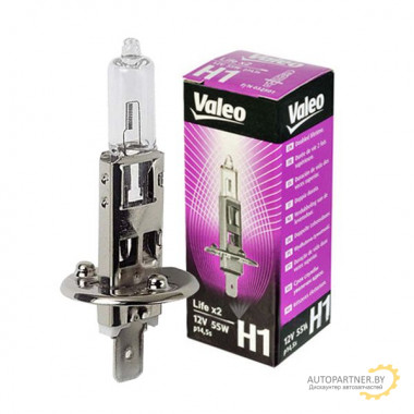 Лампа галогенная H1 12V 55W VALEO / 032501