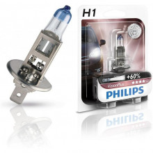 Лампа галогенная VisionPlus +60% H1 12V 55W PHILIPS / 12258VPB1