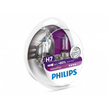 Лампа галогенная VisionPlus +60% H1 12V 55W (2 шт.) PHILIPS / 12258VPS2