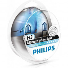 Лампа галогенная DiamondVision H3 12V 55W (2 шт.) PHILIPS / 12336DVS2
