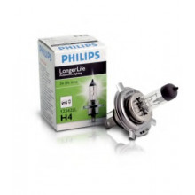 Лампа галогенная LongerLife H4 12V 60/55W PHILIPS / 12342LLC1