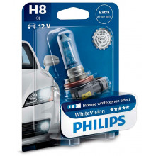 Лампа галогенная WhiteVision H8 12V 35W PHILIPS / 12360WHVB1