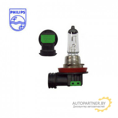 Лампа галогенная LongerLife H11 12V 55W PHILIPS / 12362LL