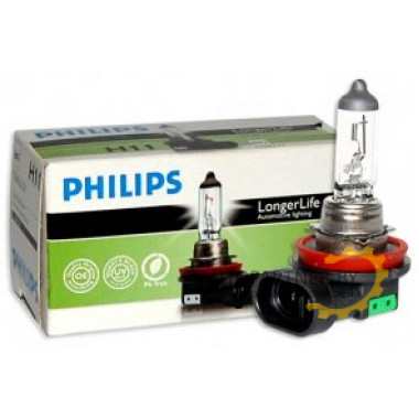 Лампа галогенная H11 12V 55W PHILIPS / 12362LLC1