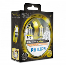 Лампа галогенная ColorVision Yellow H7 12V 55W (2 шт.) PHILIPS / 12972CVPYS2