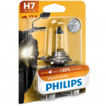 Лампа галогенная Vision Moto +30% H7 12V 55W PHILIPS / 12972PRBW