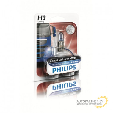 Лампа галогенная MasterDuty BlueVision H3 24V 70W PHILIPS / 13336MDBVB1