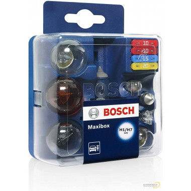 Набор запасных ламп MaxiBox H1/H7 12V BOSCH / 1987301120
