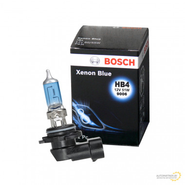 Лампа галогенная Xenon Blue HB4 12V 51W BOSCH / 1987302155