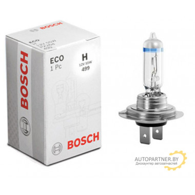 Лампа галогенная ECO H7 12V 55W BOSCH / 1987302804