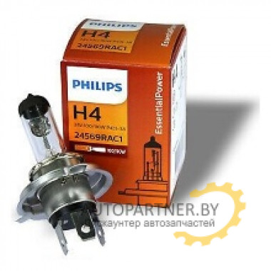 Лампа галогенная Rally H4 24V 100/90W PHILIPS / 24569RAC1