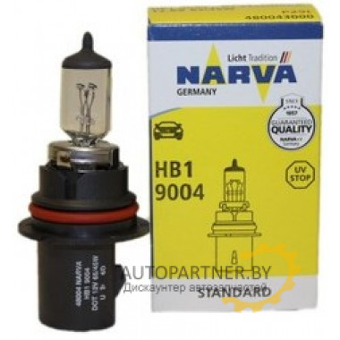 Лампа галогенная Standard HB1 12V 65/45W NARVA / 480043000
