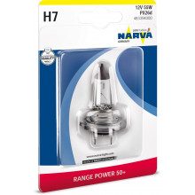 Лампа галогенная RangePower +50% H7 12V 55W NARVA / 483394000