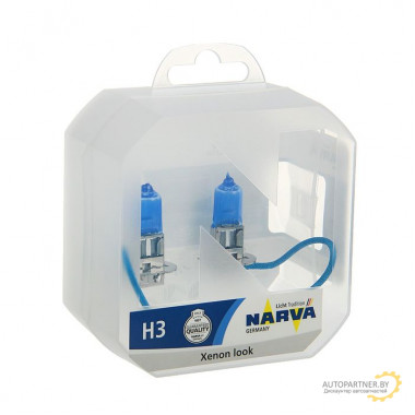 Лампа галогенная RangePowerWhite H3 12V 55W NARVA / 48602