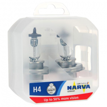 Лампа накаливания Range Power 50+ 12V 60/55W (2шт ) NARVA / 488612100