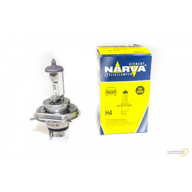 Лампа галогенная H4 12V 60/55W NARVA / 488813002