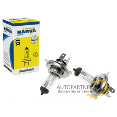Лампа галогенная H4 24V 75/70W NARVA / 488923000
