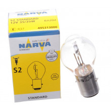 Лампа галогенная S2 12V 35/35W NARVA / 495313000