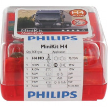 Набор запасных ламп Mini Kit H4 24V PHILIPS / 55554SKMDKM