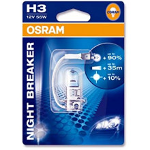 Лампа галогенная H3 12V 55W OSRAM / 64151NBR