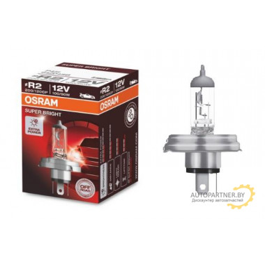 Лампа галогенная Off-Road Super Bright R2 (Bilux) 12V 100/80W OSRAM / 64204SB