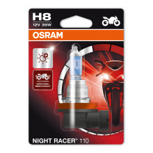 Лампа галогенная Night Racer +110% Moto H8 12V 35W OSRAM / 64212NR101B