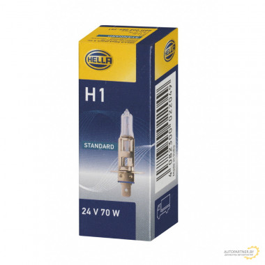Лампа галогенная H1 24V 70W HELLA / 8GH002089251