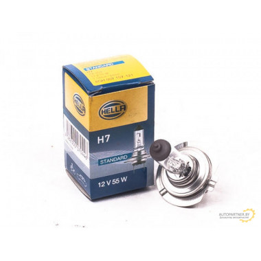 Лампа галогенная H7 12V 55W HELLA / 8GH007157121
