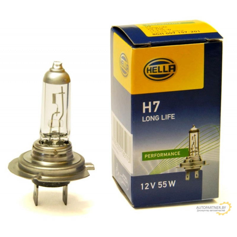  галогенная H7 12V 55W HELLA / 8GH007157201. Интернет магазин .